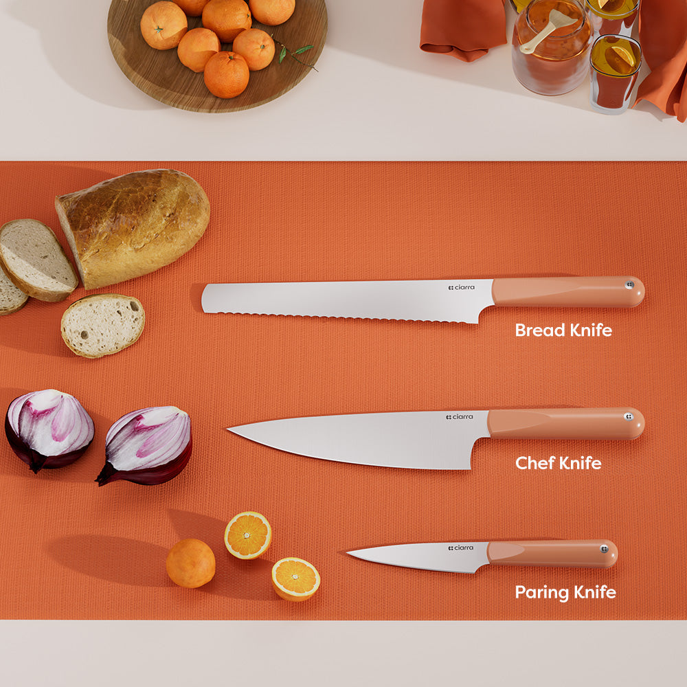 Kitchen Cook Set: Donut Portable Induction Cooktop & 3-Piece Beyond Trio Knife Set & Frying Pan & Portable Range Hood